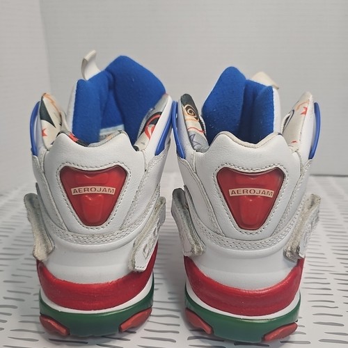 Converse Aero Jam Mid Larry Johnson White Red Blue Men's Size 7.5 144262C Fastbr - Picture 5 of 16