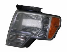 Driver Headlight Halogen Bright Border Trim Fits 09-14 Ford F150 Pickup 1579752 Driver Headlight Halogen Bright Border Trim Fits 09-14 Ford F150 Pickup 1579752