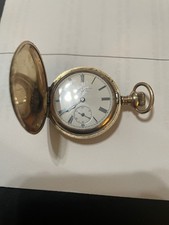 VINTAGE UNITED STATES WATCH Co POCKET WATCH - Fancy Case ,Railroad