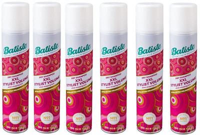 Batiste Dry Shampoo XXL Stylist Volume 200 ml, Pack of 6