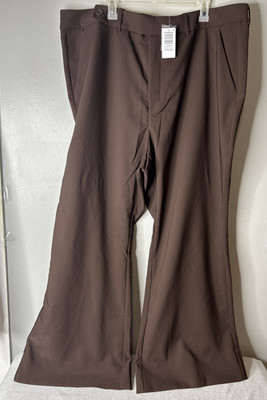 Studio by Torrid Trouser Aline Flare Luxe Ponte Dress Pants Brown Size 24R NWT