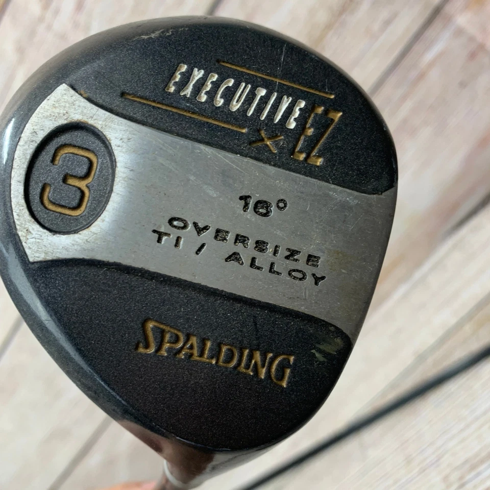 Spalding Executive EZ Golf Club Set - 1, 3, 5 Wood Oversize Ti Alloy Right Hand - Image 3 of 4