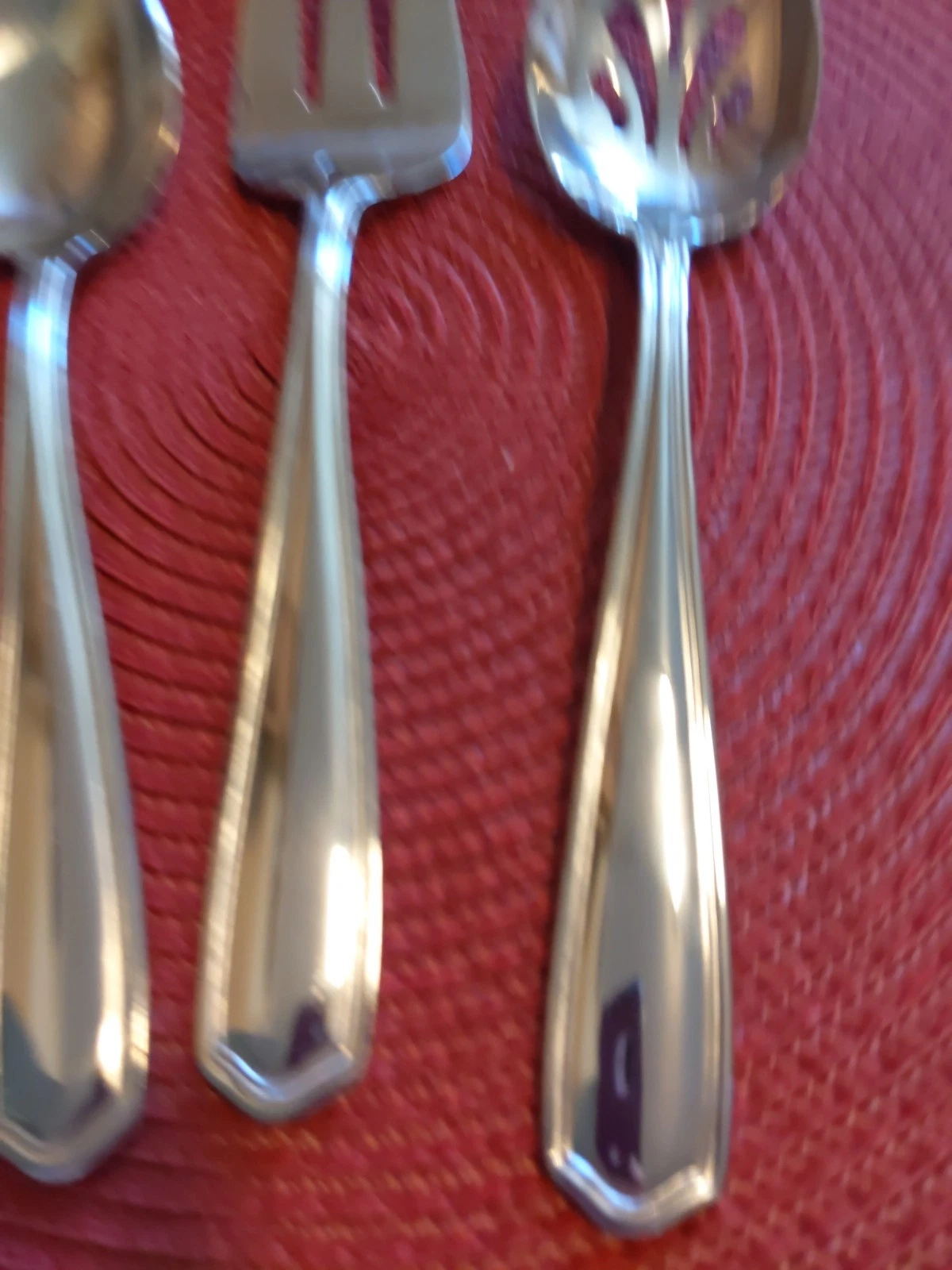 Reed & Barton PALLADIAN 3 SERVING: SLOTTED & SOLID SPOONS MEA Stainless Flatware