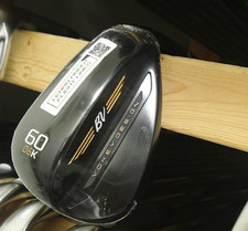 IN SHRINK VOKEY SM11 BLACK VAPOR FLIGHT LINES 60* LOB WEDGE K GRIND 6* +1/2 OVER