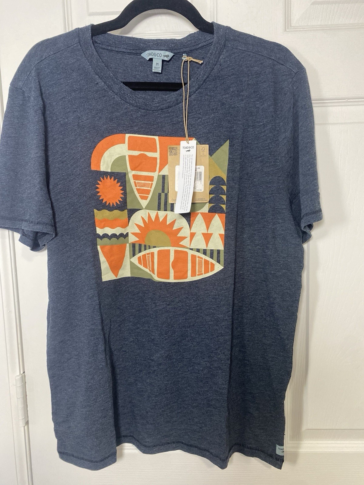 Camiseta Toad & Co Boundless Jersey Medianoche Cuello Redondo M