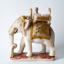 → View on eBay: Antique Indian Jain Painted Alabaster Marble Figures Riding Elephant 19th-20th C Antique Indian Jain Painted Alabaster Marble Figures Riding Elephant 19th-20th C