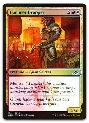 Hammer Dropper #176 (Foil) (NM) Guilds of Ravnica GRN Magic MTG