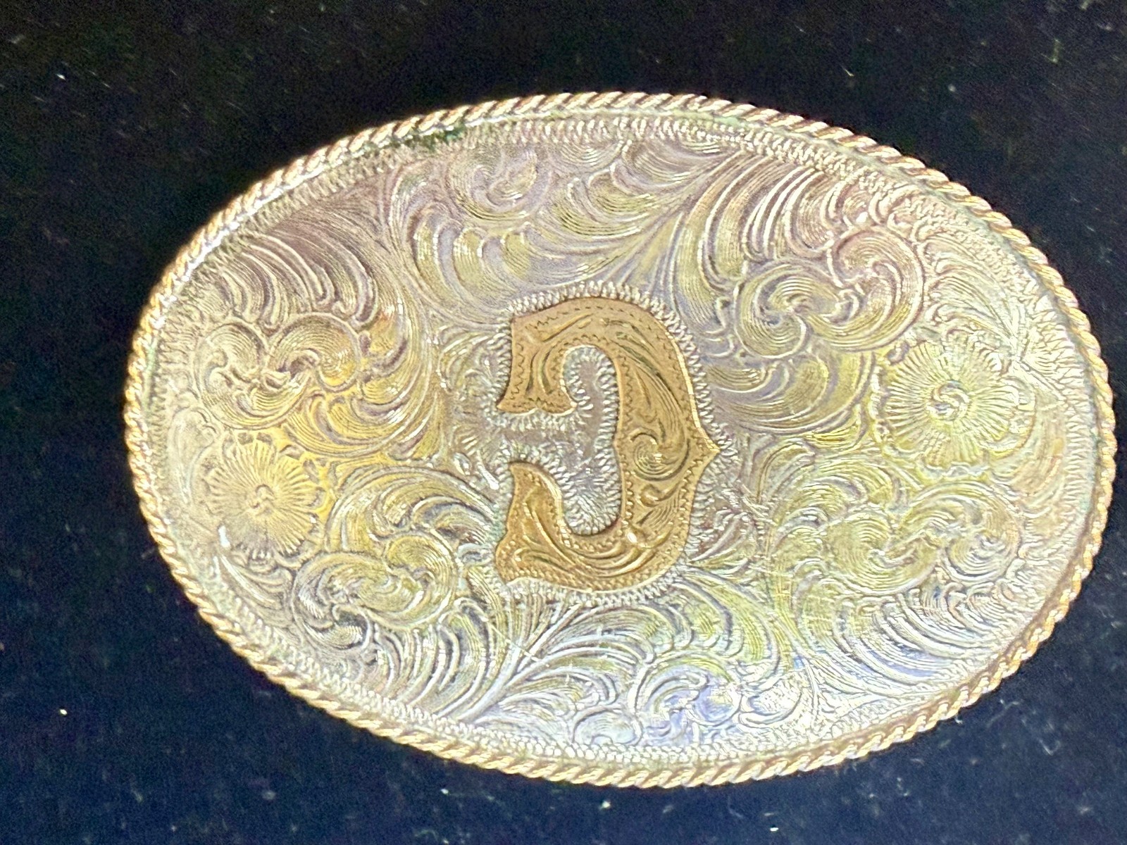 Initial Letter G Monogram Artisan Made? Two Tone … - image 12