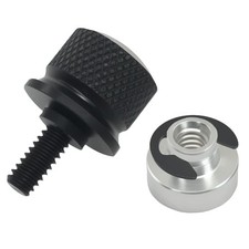 304 Stainless Steel Seat Bolt Screw Nut Quick-Release Hardware Kit Black