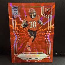 2025 Donruss Elite Football #14 ASPIRATIONS RED/999 Chase Brown 🔥 