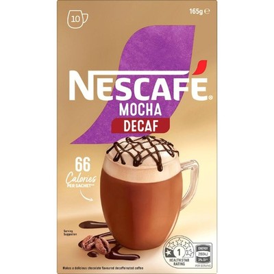 Nescafe Mocha Decaf Coffee Sachets 10 pack | eBay