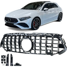 GRIGLIA CALANDRA ANTERIORE CROMO PER MERCEDES W177 V177 23-26 CLASSE A AMG LOOK