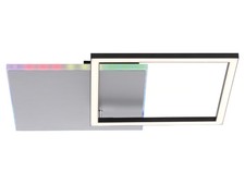 JUST LIGHT LED-Deckenleuchte 11327-95 alufarbig, 31 W, 3200 lm, CCT, RGB