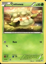 Cottonee Common Boundaries Crossed 14/149 Grass Pokemon Card