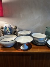 Service complet en faïence – Tissier Limoges (Au Lion de Faïence)