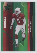 2006 Leaf Rookies & Stars Longevity Rookie Emerald 13/29 Greg Lee #156 0a1