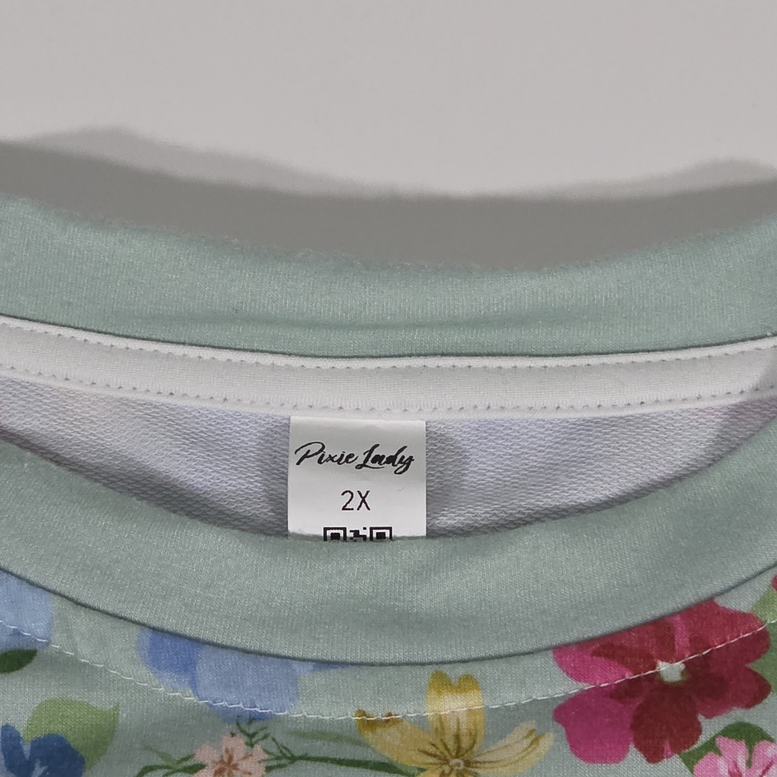 Pixie Lady Floral Multicolor Pullover Sweatshirt … - image 2