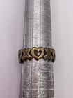 Retired James Avery Hugs and Kisses Ring Sterling Silver Size 8.5 Heart XO Band — photo 9