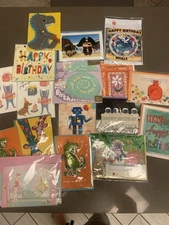 Lot 18 Birthday Greeting Cards Embellished Bling Burgoyne Hallmark Paper Magic
