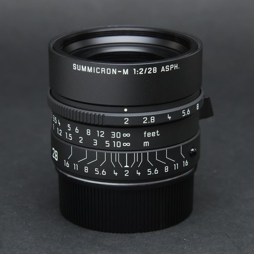 Leica Summicron M28mm F/2.0 ASPH Limited Matte Black Paint -MINT- #395 - Picture 2 of 12