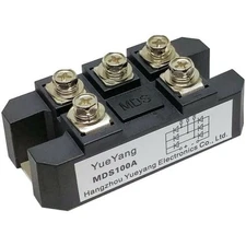 YueYang MDS100A 3-Phase Rectifier Bridge Module 100amp high-Power Module 