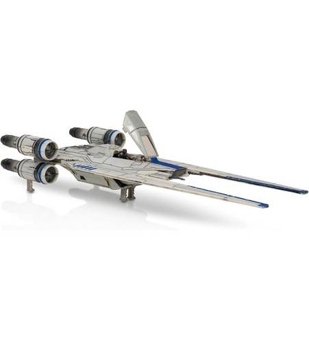 Jazwares Star Wars Micro Galaxy Squadron U-Wing Starfighter veicolo 12 pollici e altro - Foto 4 di 10