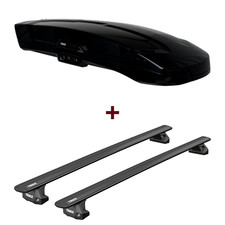 Dachbox Thule Vector M + Dachträger Thule WingBar EVO für Hyundai i40 CW Typ VF
