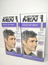 2 Boxes Of Just For MEN Touch of Gray Hair Color - Medium Brown