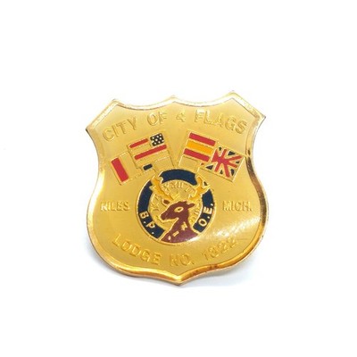 City Of Four Flags BPOE Pin Niles Michigan Lodge Collectible Souvenir Gift VTG