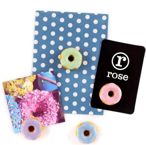 Donut 🍩 Kühlschrankmagnet 4er Set für Kühlschrank oder Whiteboard - Bild 2 von 4