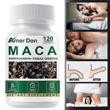 Male Enhancing Libido 120 Capsules - Maca Root,Massive Girth Enlargement Support