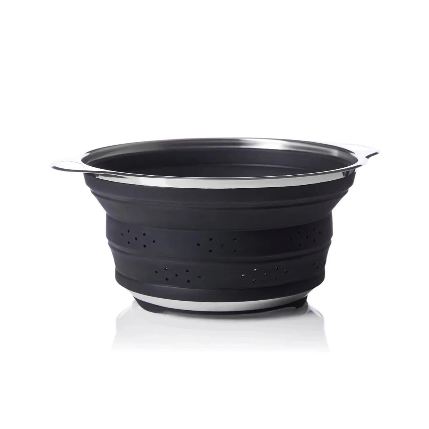 Silicone Collapsible Colander Black 733