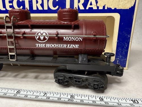 VTG K-LINE O/O-27 GAUGE K-5410 MONON TRIPLE DOME TANK CAR FREE SHIPPING A9 - Picture 4 of 13