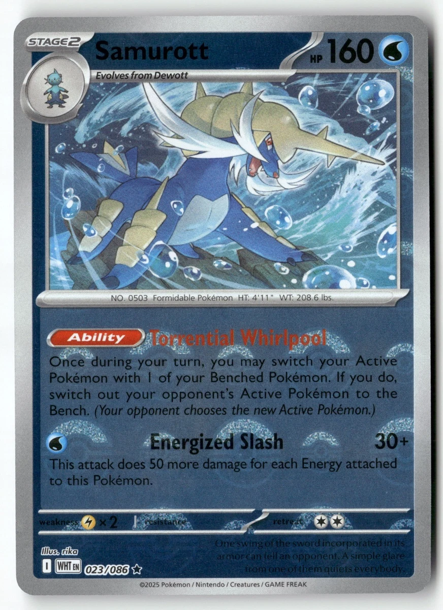 Samurott Pokémon TCG Cards for sale