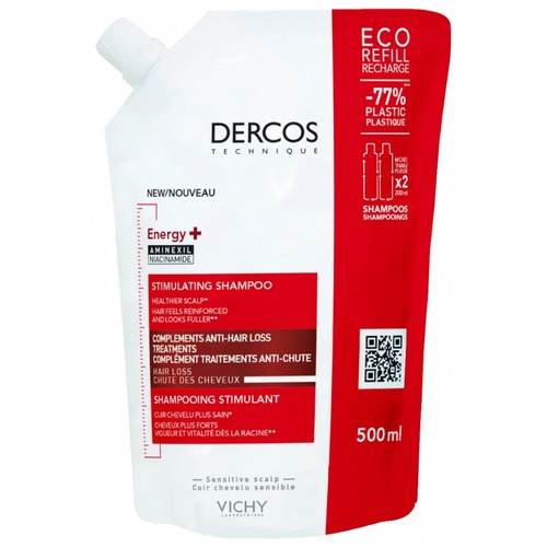 Vichy Dercos Energy+ Stimulierendes Shampoo Recharge 500 ml ist ein Shampoo, das - Bild 1 von 5