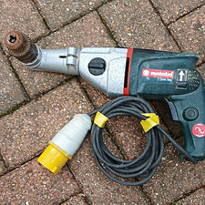 Metabo SBE 660 110V Corded Hammer Drill 16mm Keyed Chuck Vario 0-3000