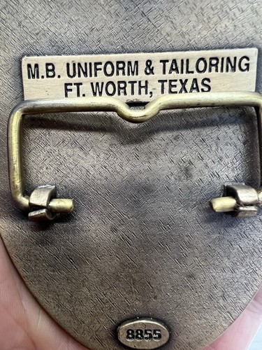 Forth Worth Texas Stock Show & Rodeo Brass Belt Buckle - Picture 5 of 10