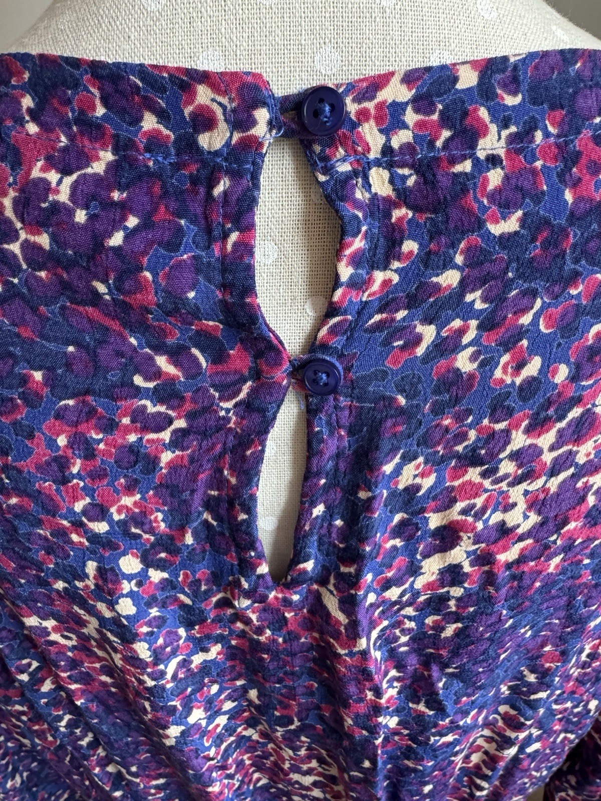 FAT FACE PURPLE MULTI PATTERNED  VISCOSE LONG SLE… - image 9