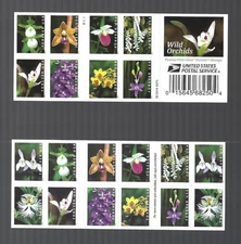 DISCOUNT POSTAGE 💥2019 "WILD ORCHIDS" 💥20 Forever Stamp 💥FACE VALUE USD15.60