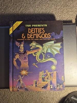Advanced Dungeons And Dragons Deities & Demigods D&D AD&D