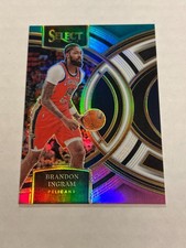 2023-24 PANINI SELECT BRANDON INGRAM 30/49 TEAL WHITE PINK PRIZM PELICANS SP