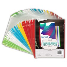 Samsill Color Edge Sheet Protectors 200 Pack Letter 200 Pack, Colored