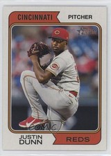 2023 Topps Heritage SP Justin Dunn #428 2g8