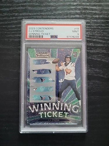 2023 Panini Contenders Sparkle CJ Stroud PSA 9mint Rc