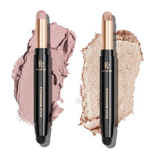 Waterproof Eyeshadow Stick Duo,Long-Lasting Cream Eye Shadow Makeup Sets, High P