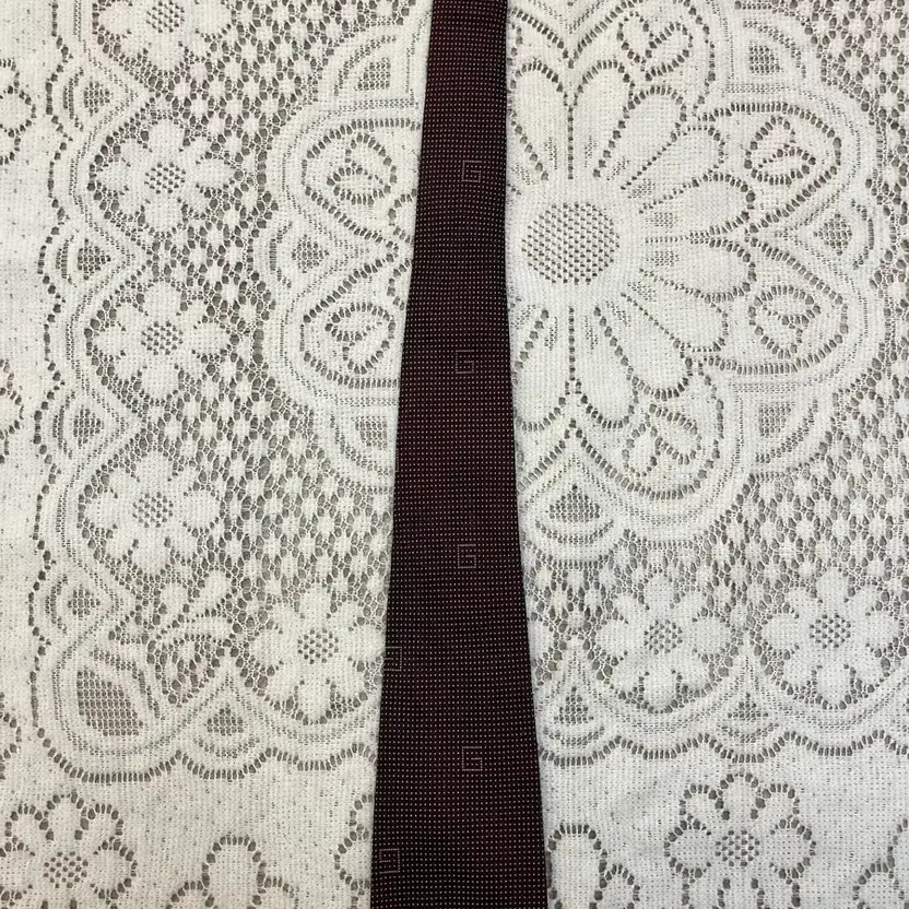 Gucci Dot Burgundy Tie #csz3131 thumbnail 8