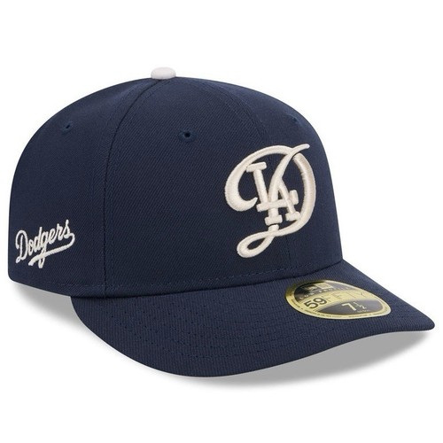 New Era 59FIFTY LA Dodgers City Connect Low Profile Fitted Hat Mens Size 7 1/2