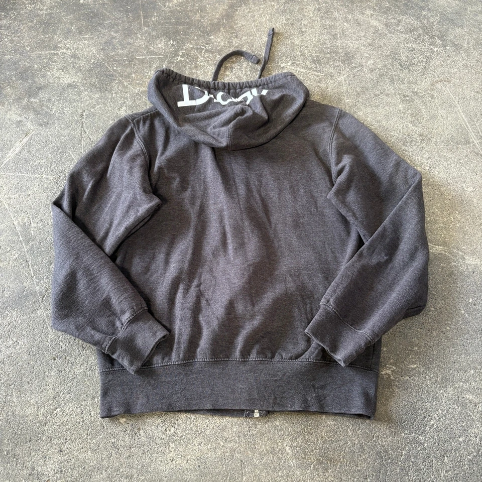 Chaqueta Ink Addict Para Hombre Talla M Gris Cremallera Completa Bolsillos con Capucha Informal Tatuaje Foto 4 de 4