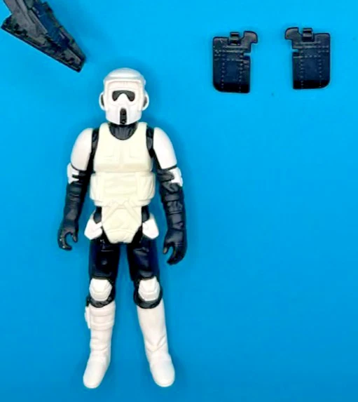 Bicicleta de Colección 1983 Star Wars ROTJ Kenner Speeder Endor 100% Completa con Scout 2 Foto 4 de 4