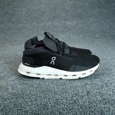 On Cloudnova Shoes Womens Size 9 Black Running Sneakers CloudTec 26.99113